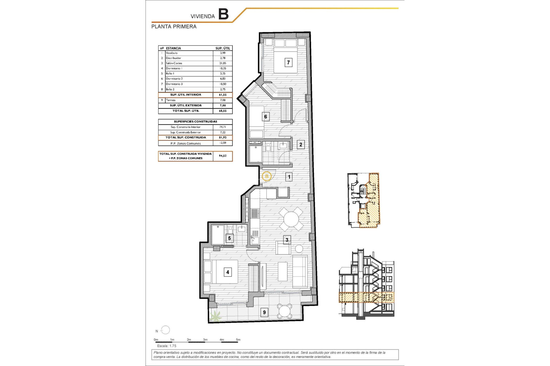 Nowy budynek - Mieszkanie w bloku - Guardamar del Segura - Centro