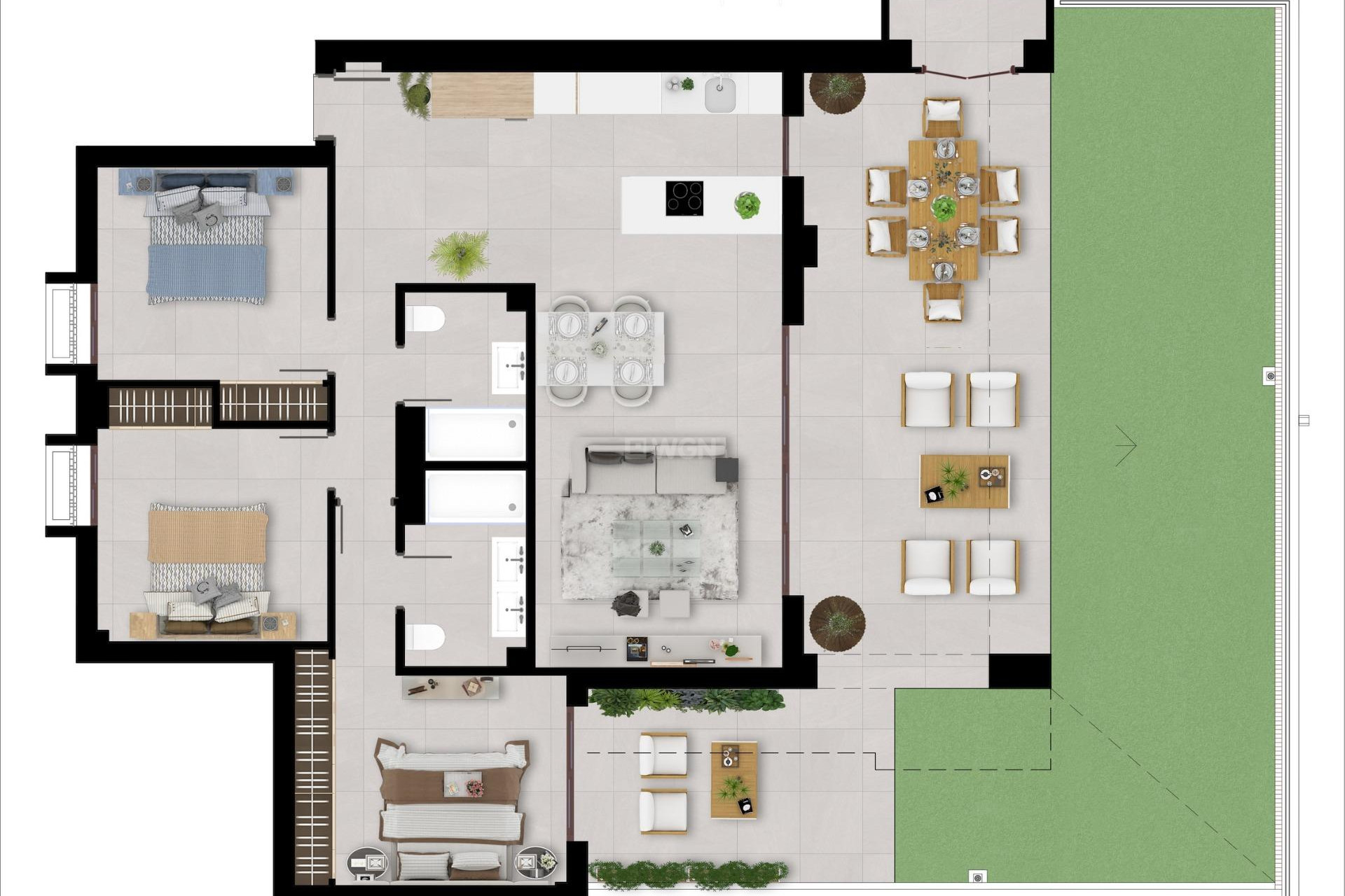 Nowy budynek - Mieszkanie w bloku - Istán - Cerros De Los Lagos