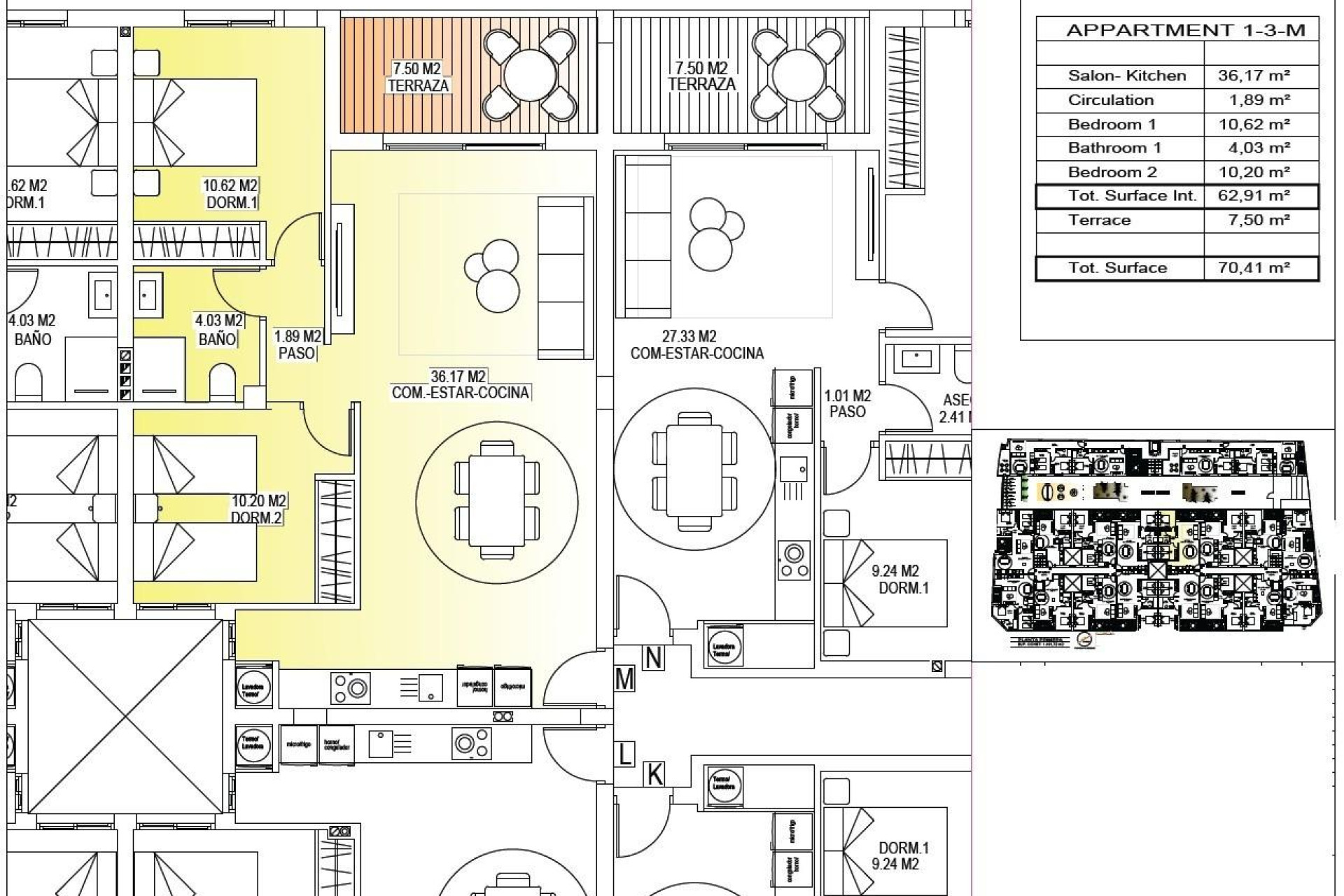 Nowy budynek - Mieszkanie w bloku - San Miguel de Salinas - Pueblo