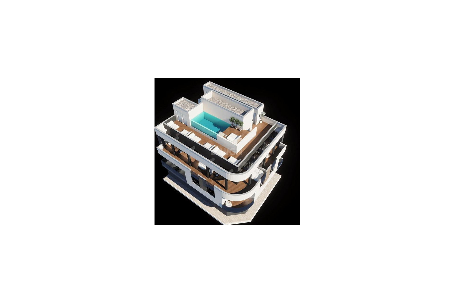 Nowy budynek - Mieszkanie w bloku - Torrevieja - Centro