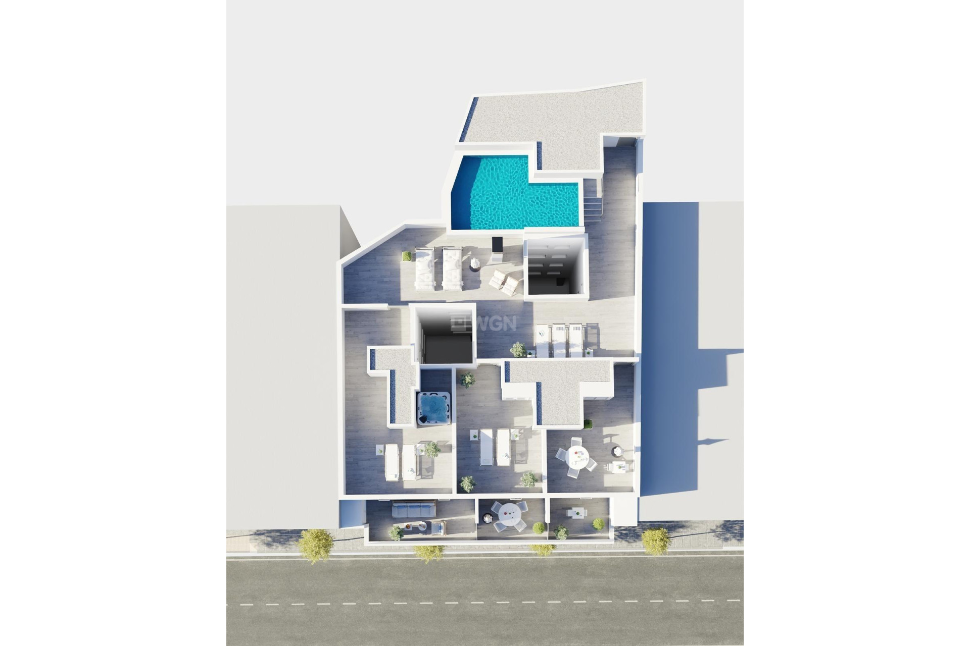 Nowy budynek - Mieszkanie w bloku - Torrevieja - Centro