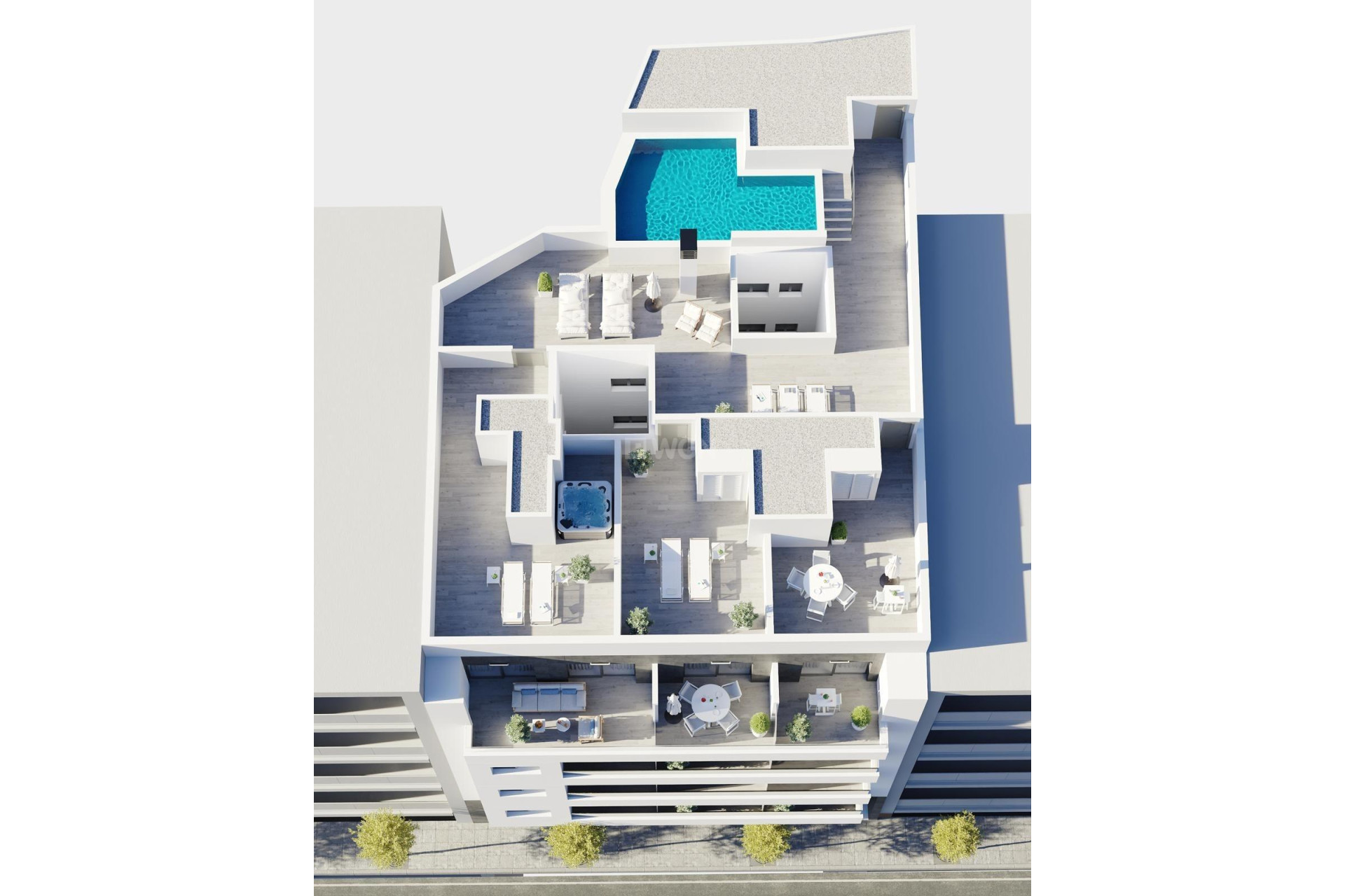 Nowy budynek - Mieszkanie w bloku - Torrevieja - Centro