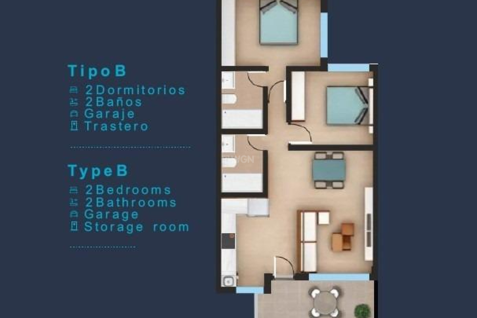 Nowy budynek - Top Floor Bungalow - San Pedro del Pinatar - Los Pinos