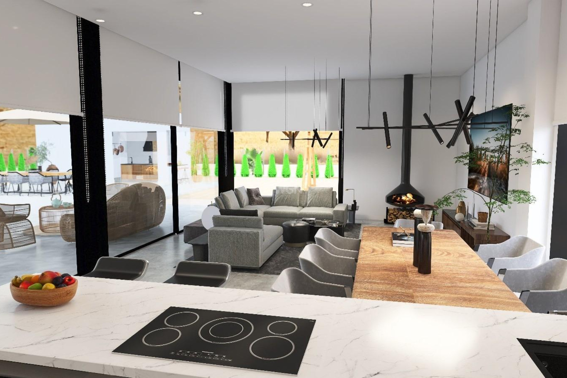 Nowy budynek - Villa - Aspe - Poligono 19