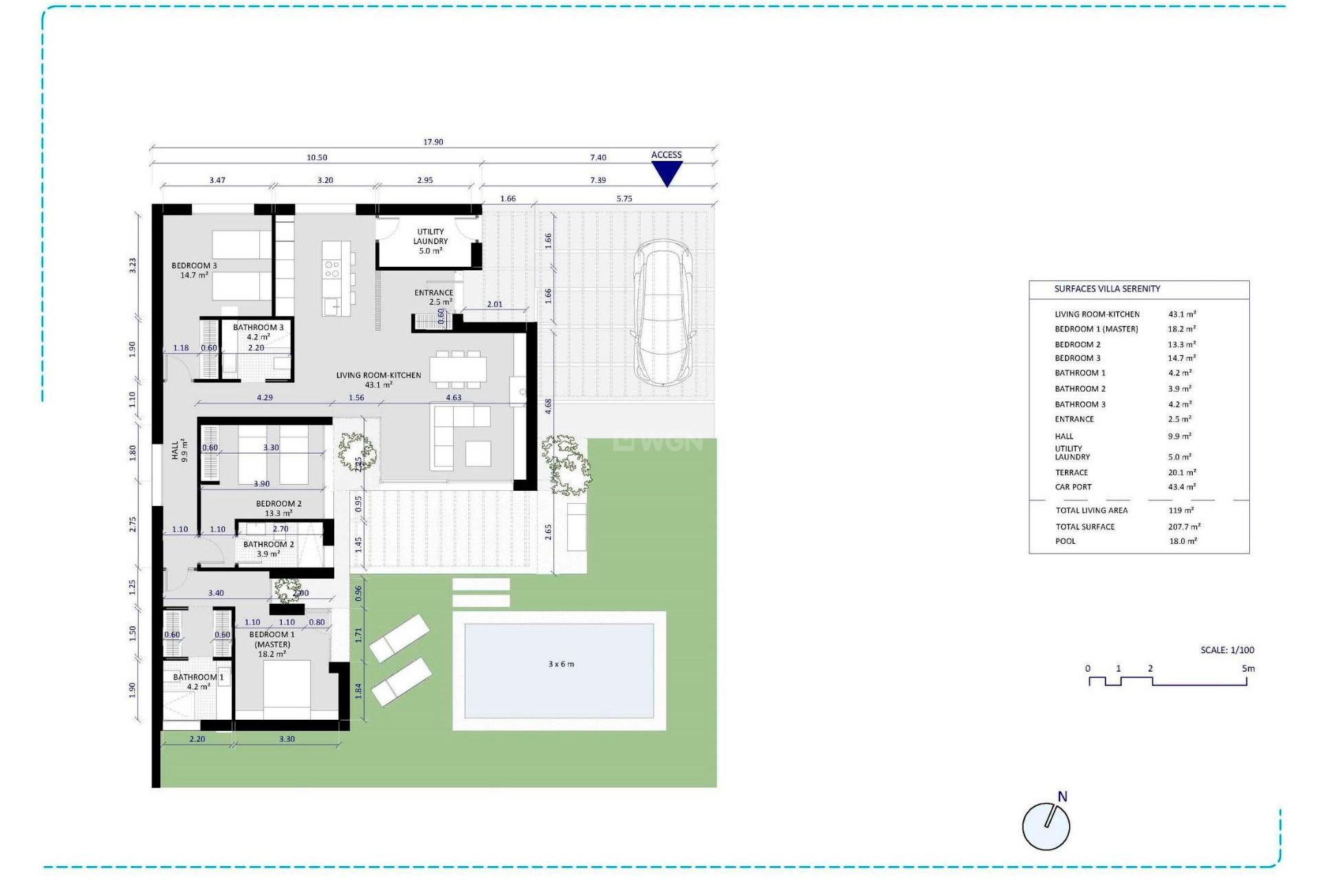 Nowy budynek - Villa - Banos y Mendigo - Altaona Golf