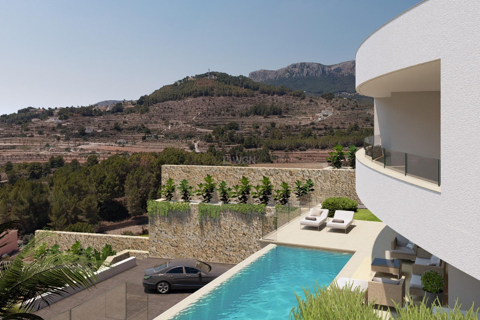 Nowy budynek - Villa - Calpe - Empedrola