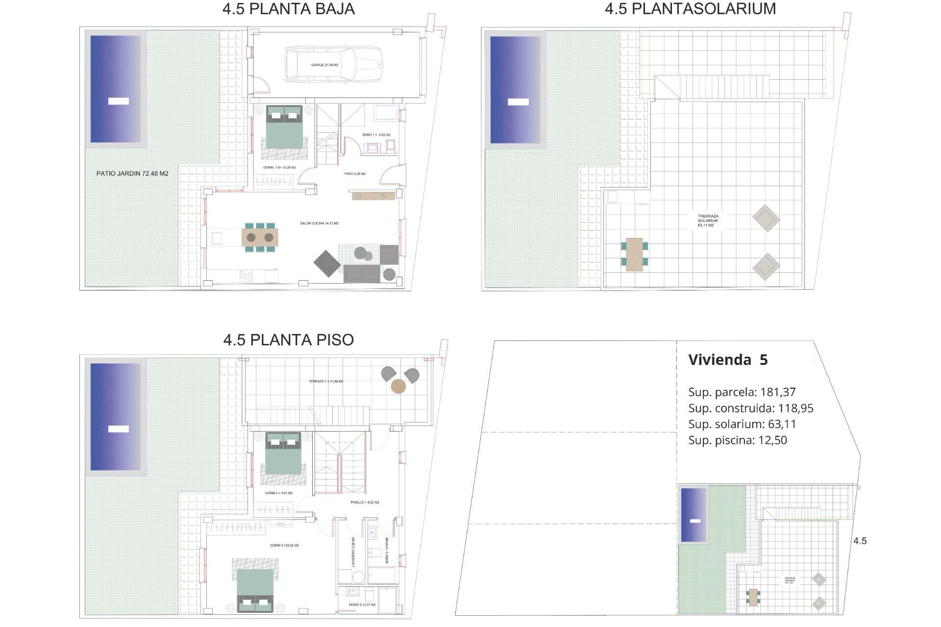 Nowy budynek - Villa - Los Belones - pueblo