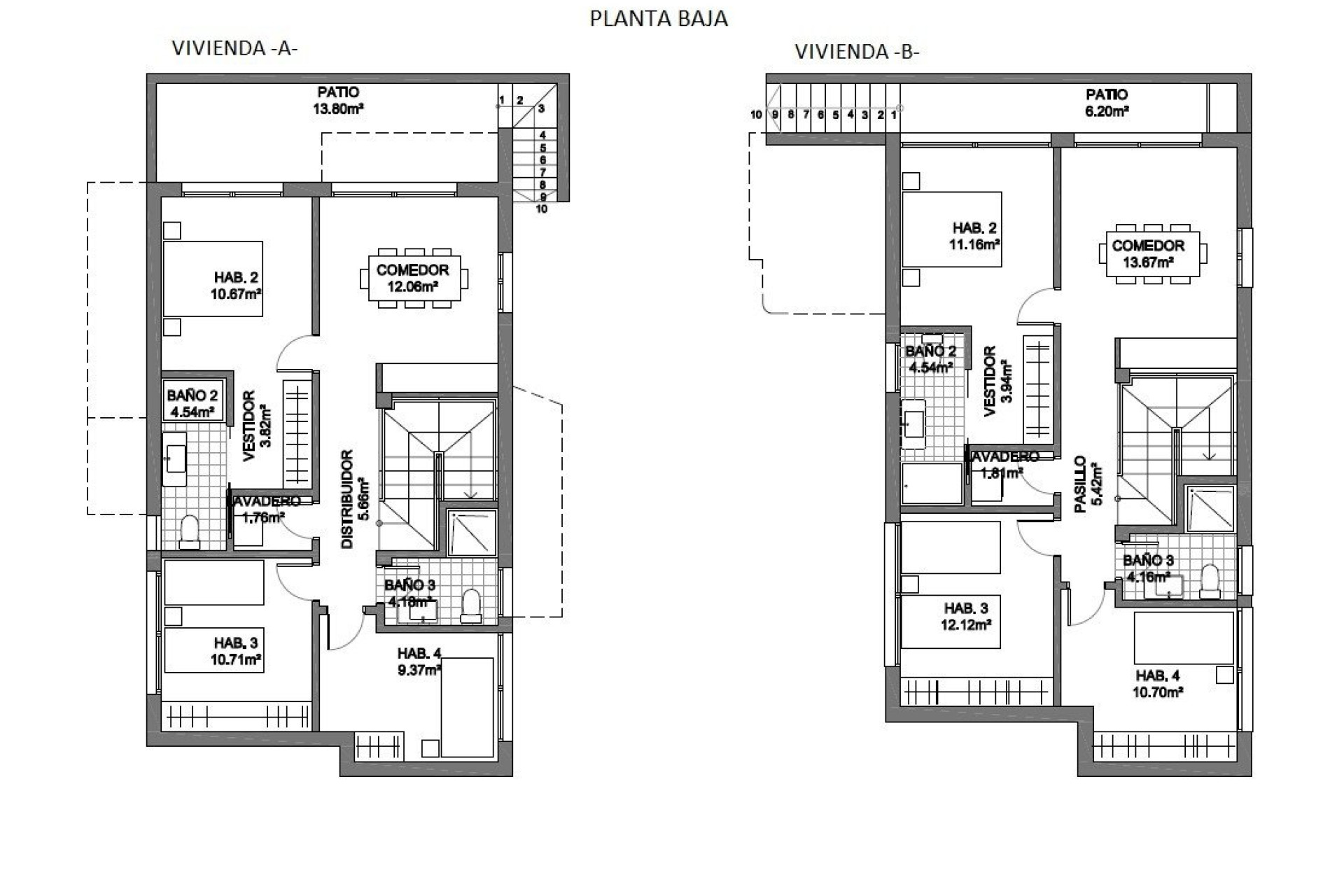 Nowy budynek - Villa - Torrevieja - La Mata Pueblo