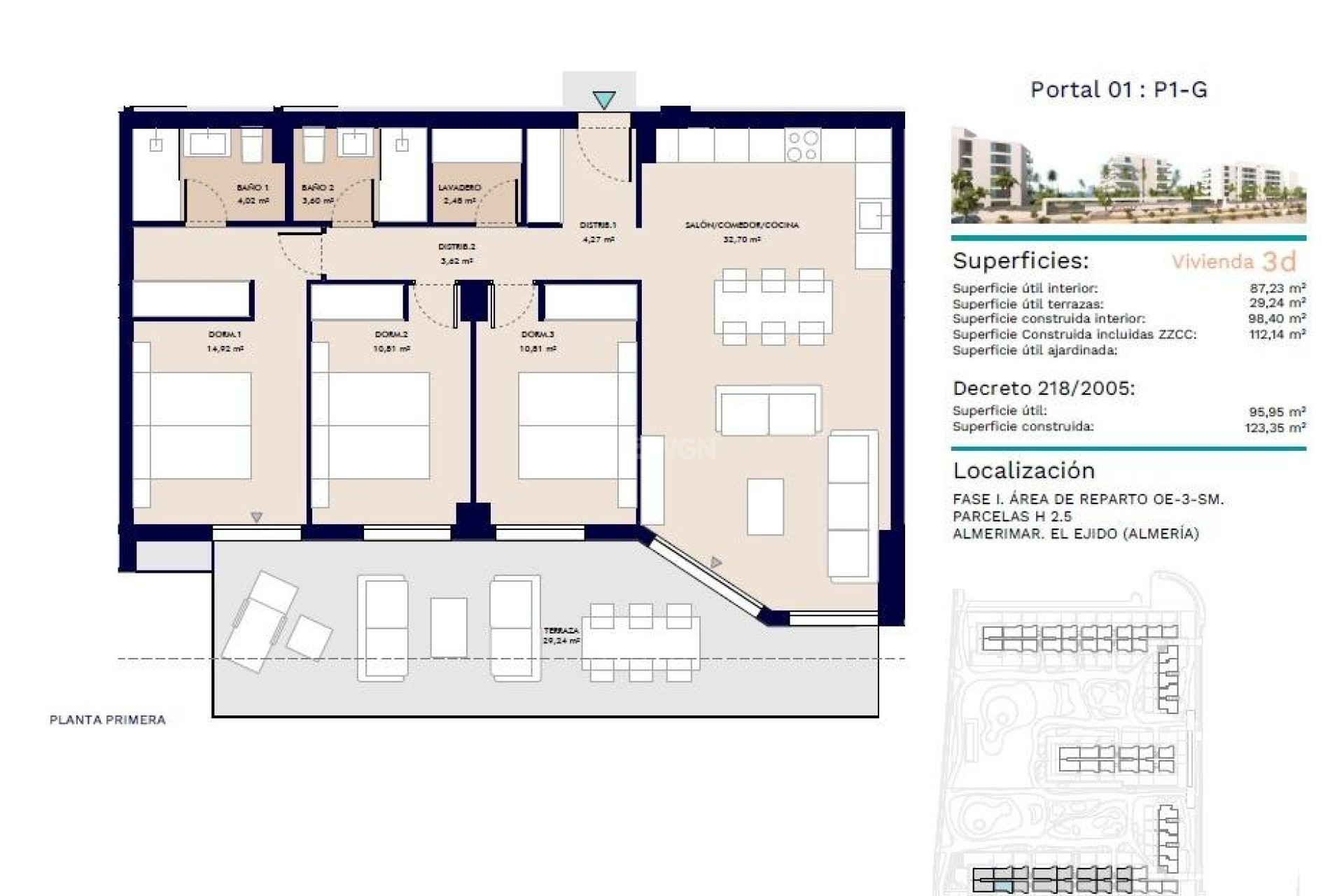 Obra nueva - Apartamento / piso - Almerimar