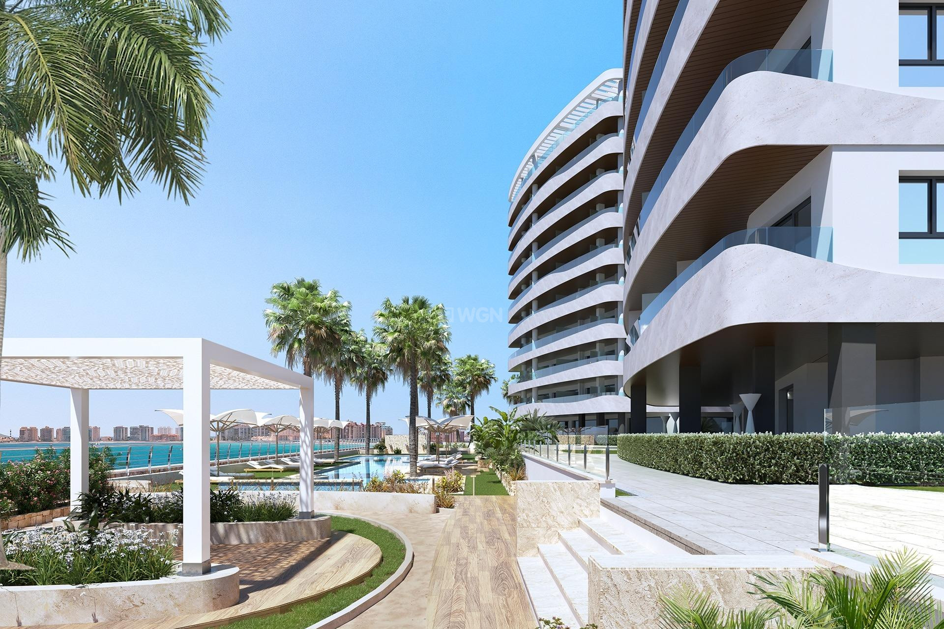 Obra nueva - Apartamento / piso - La Manga del Mar Menor - 1ª Linea Del Mar Mediterraneo