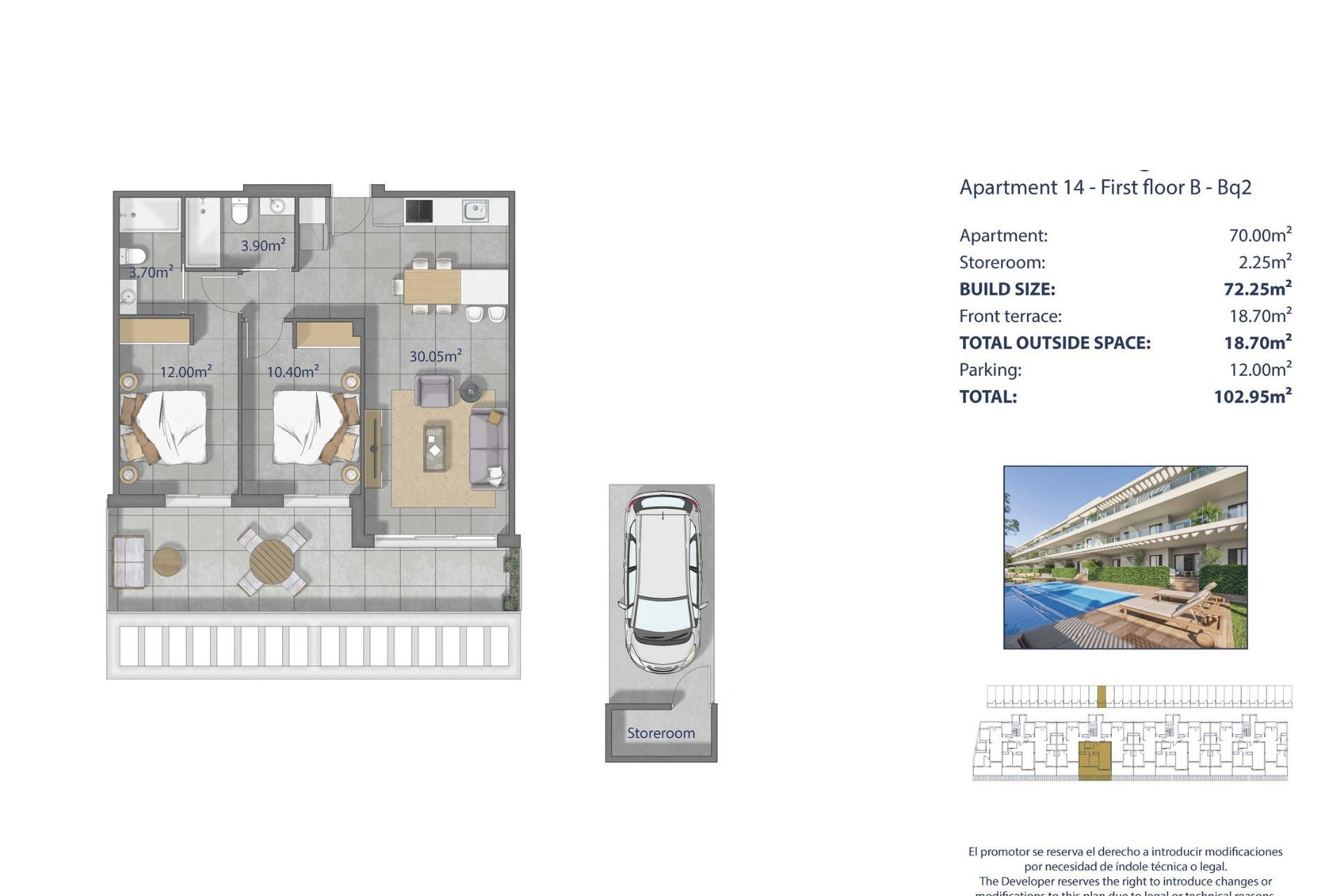 Obra nueva - Apartamento / piso - Los Alcázares - Los Narejos