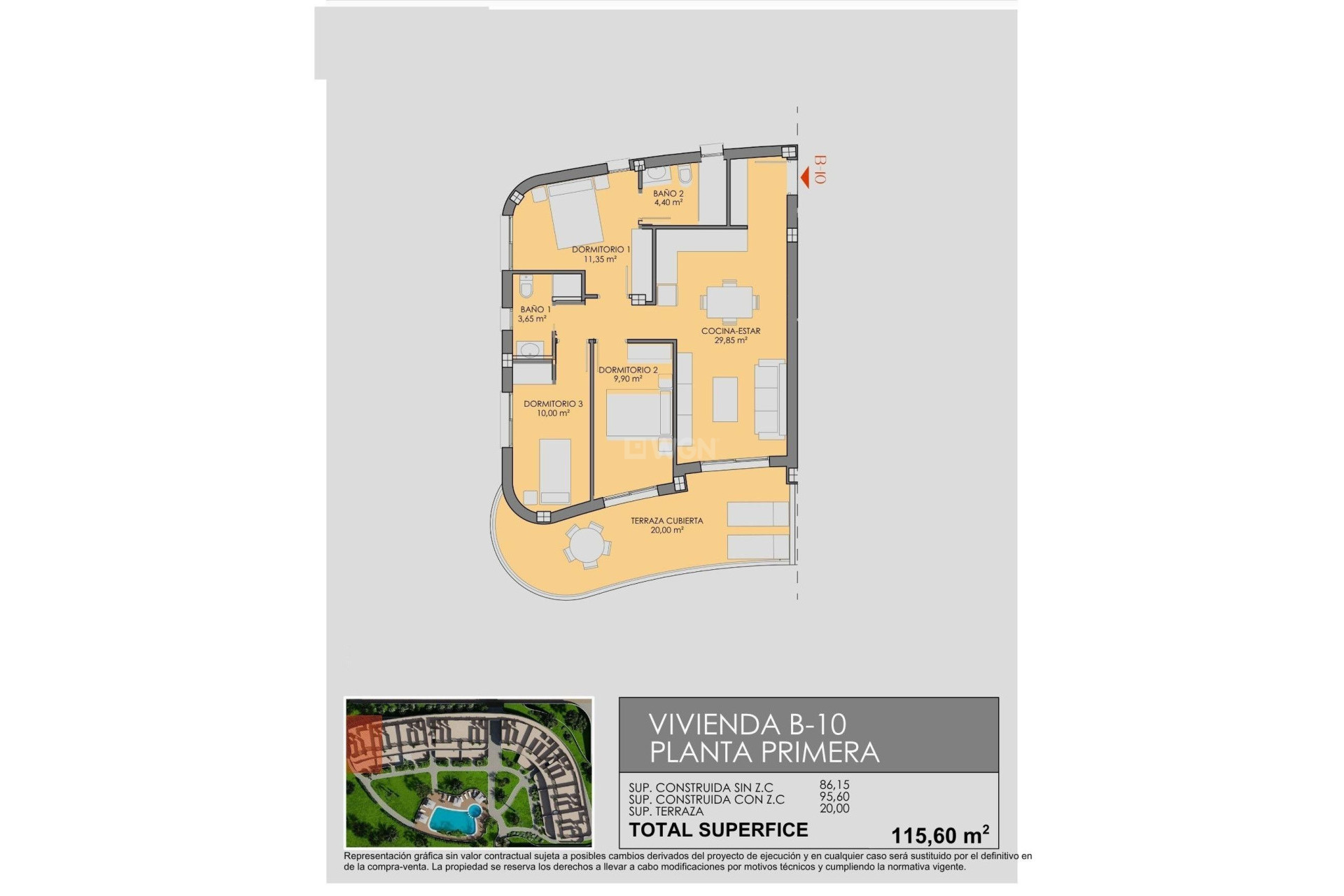 Obra nueva - Apartamento / piso - Los Alcázares - Serena Golf