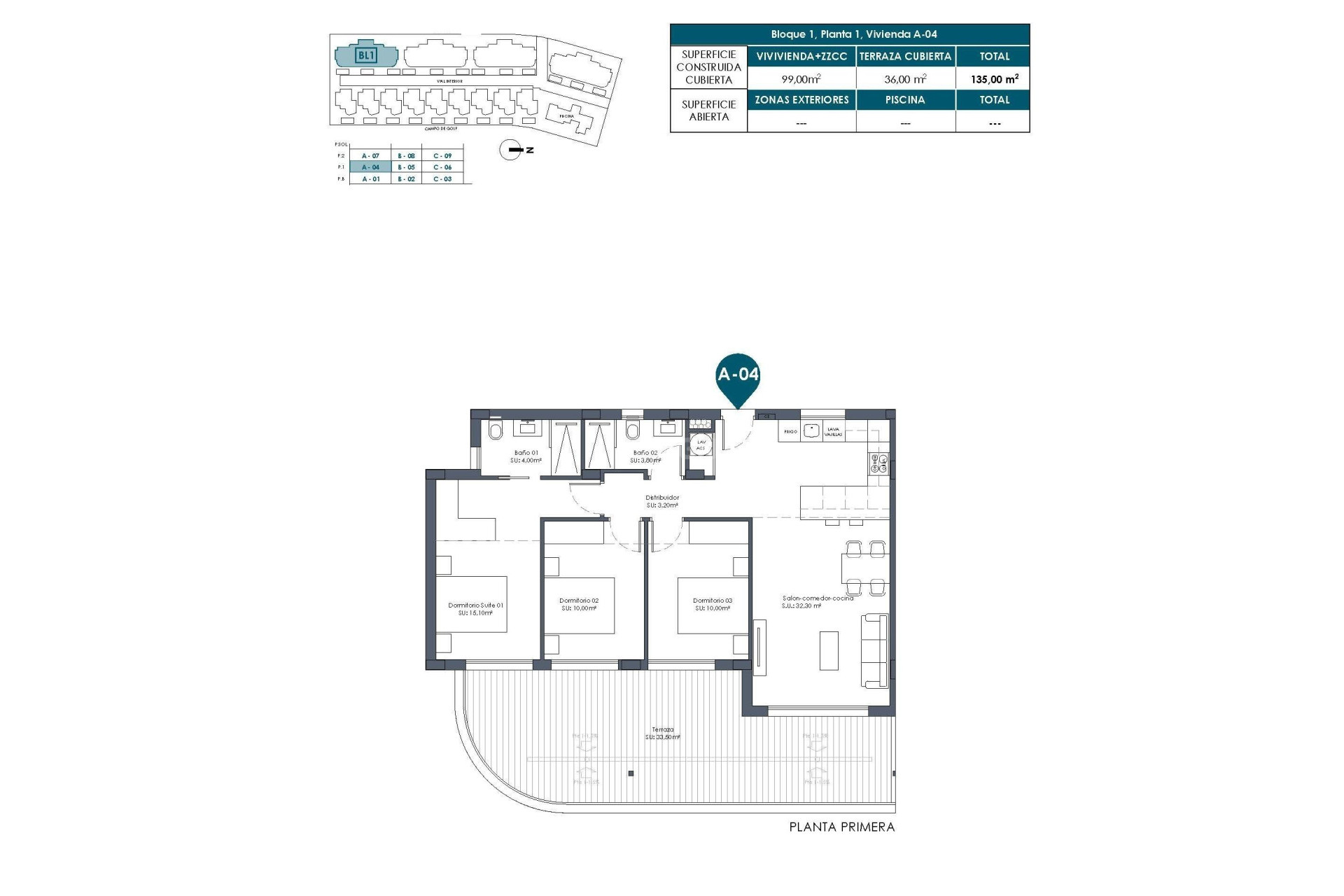 Obra nueva - Apartamento / piso - Los Alcázares - Serena Golf