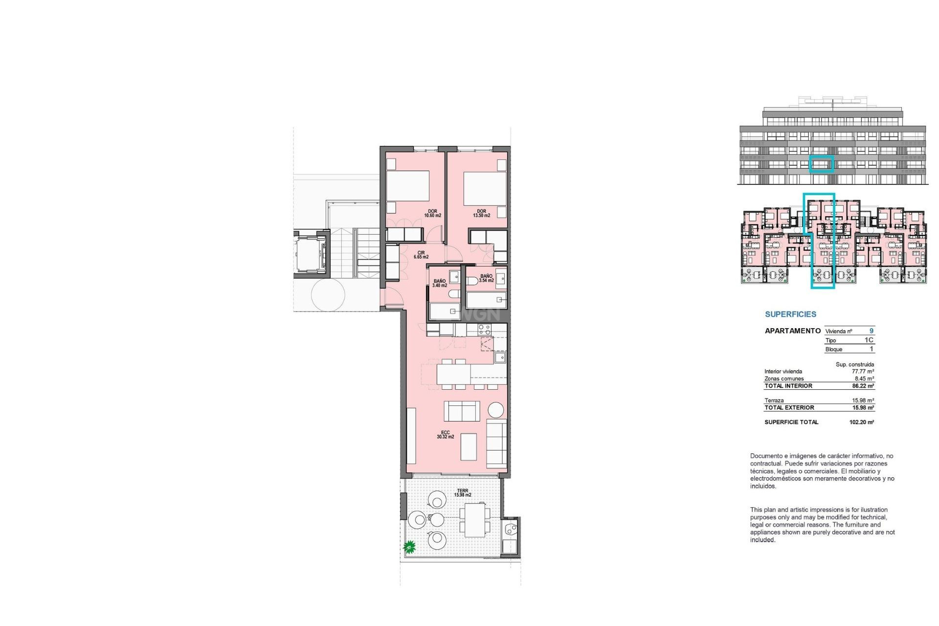 Obra nueva - Apartamento / piso - Torre Pacheco - Santa Rosalia Lake And Life Resort
