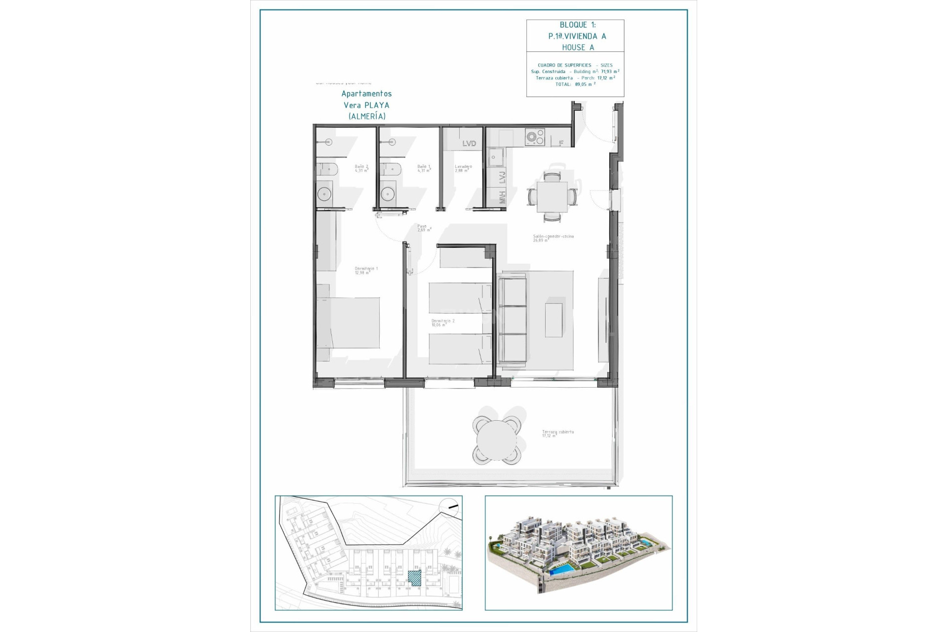 Obra nueva - Apartamento / piso - Vera - Pueblo Salinas