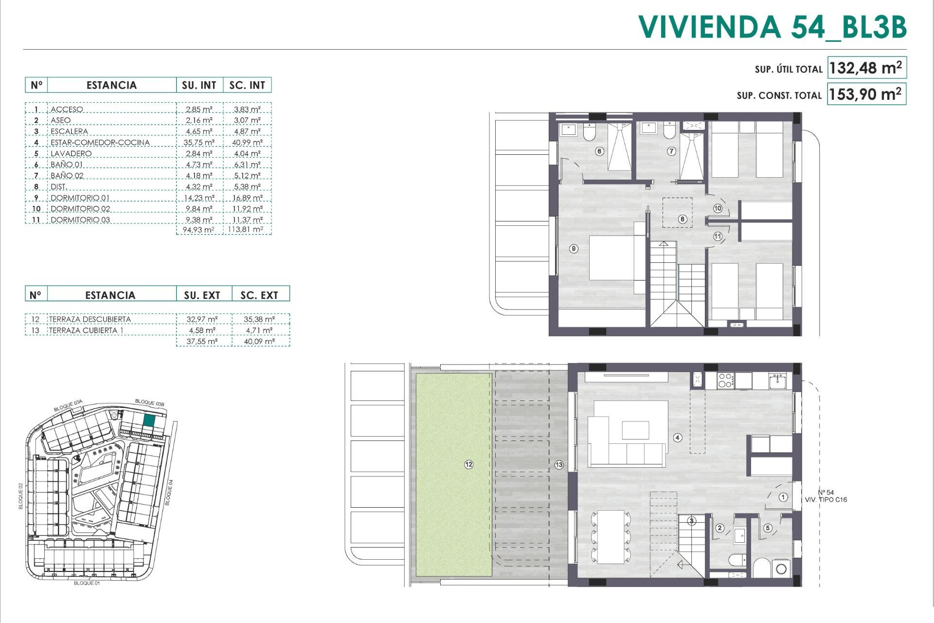 Obra nueva - Ático - Monforte del Cid - Alenda Golf