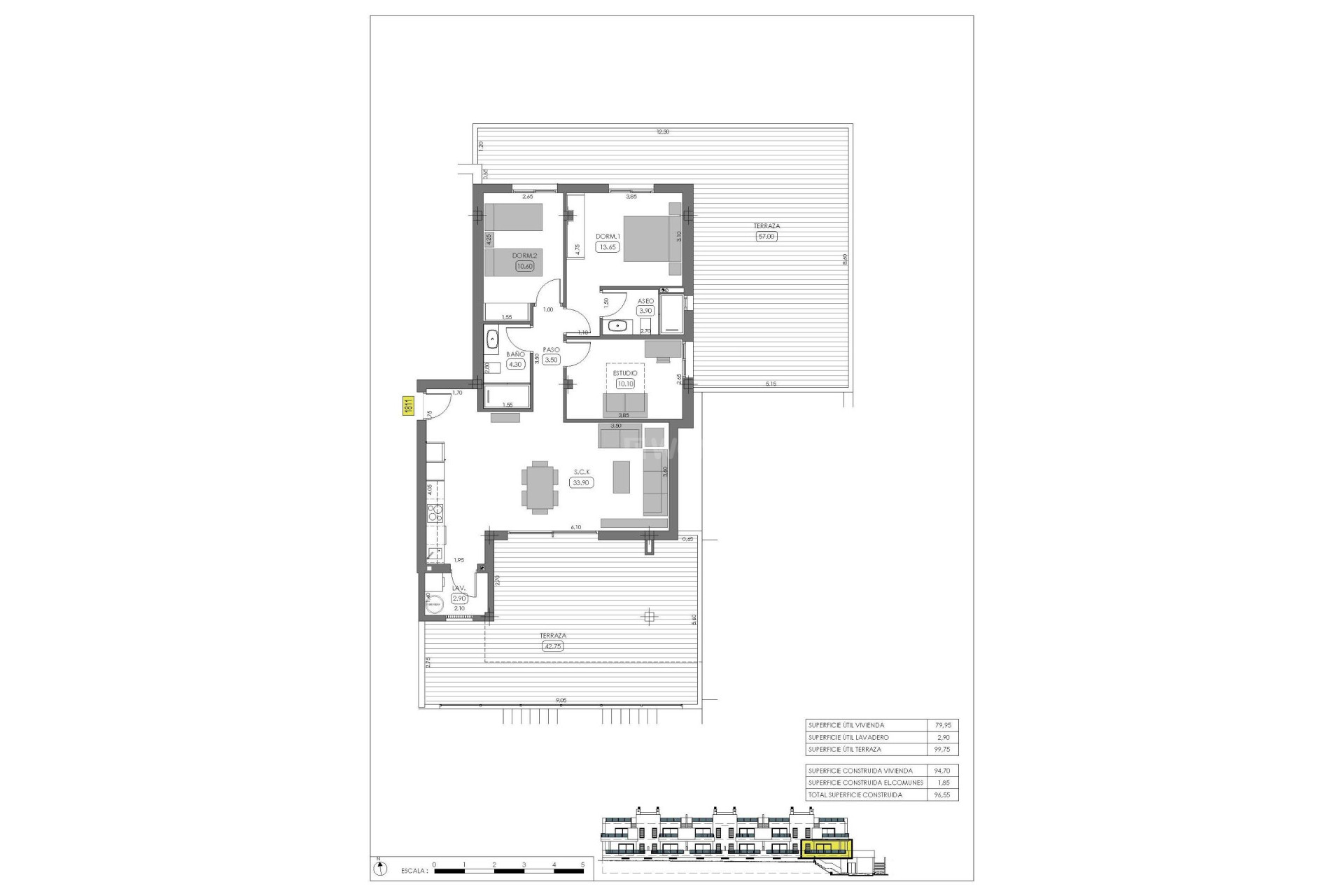 Obra nueva - Bungalow - Algorfa - La Finca Golf