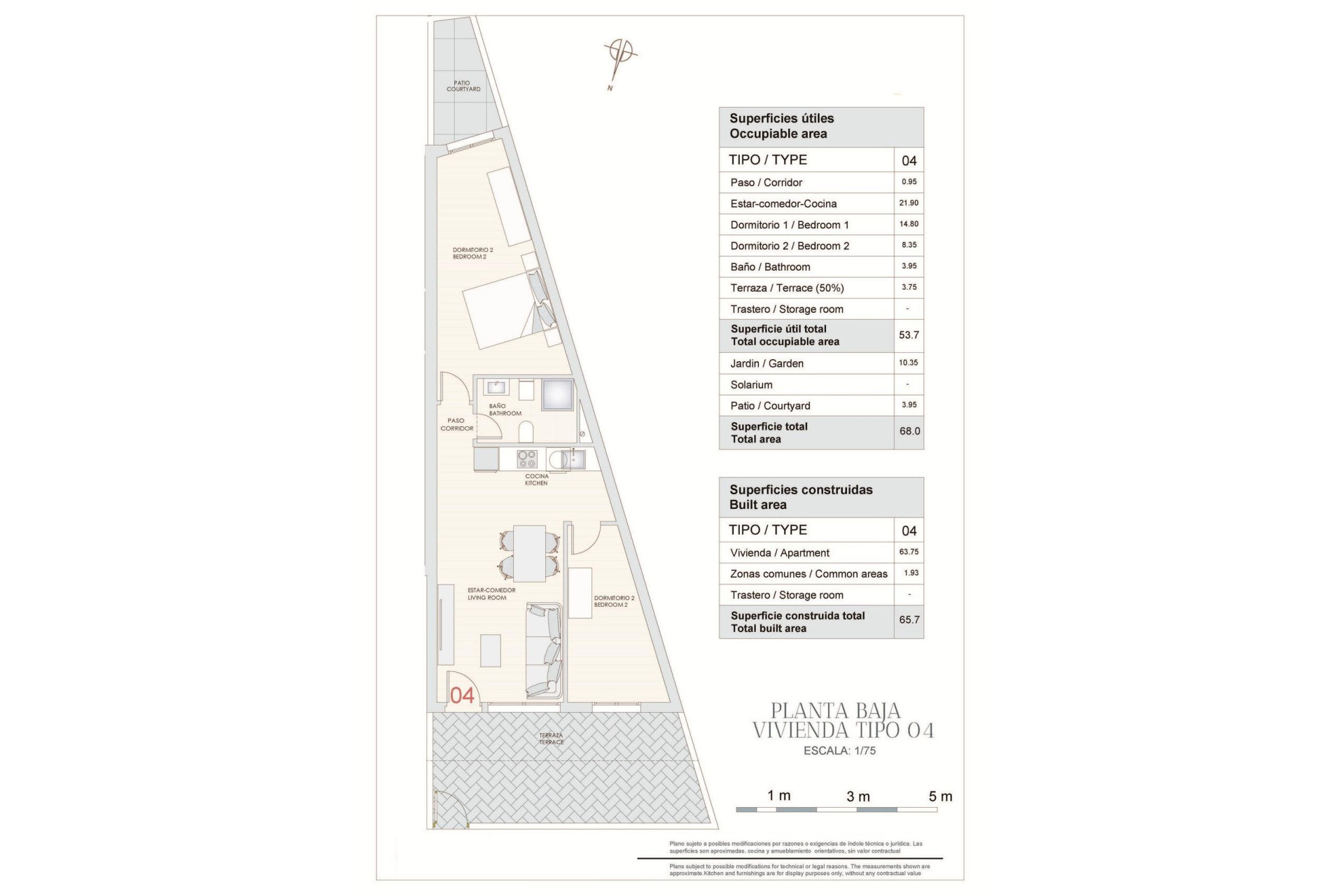 Obra nueva - Bungalow - Hondón de las Nieves - La Canalosa