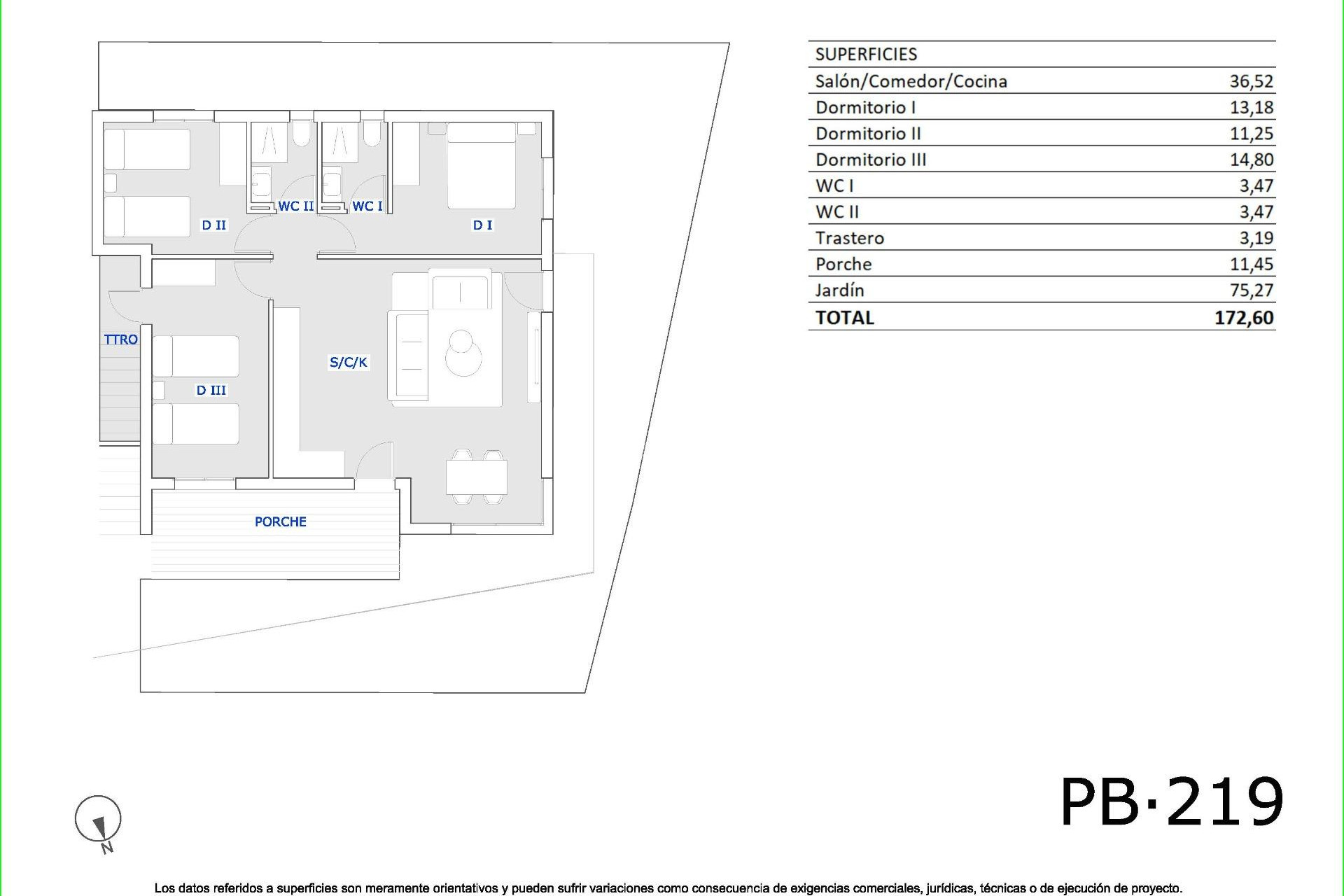 Obra nueva - Bungalow - San Miguel de Salinas - Pueblo