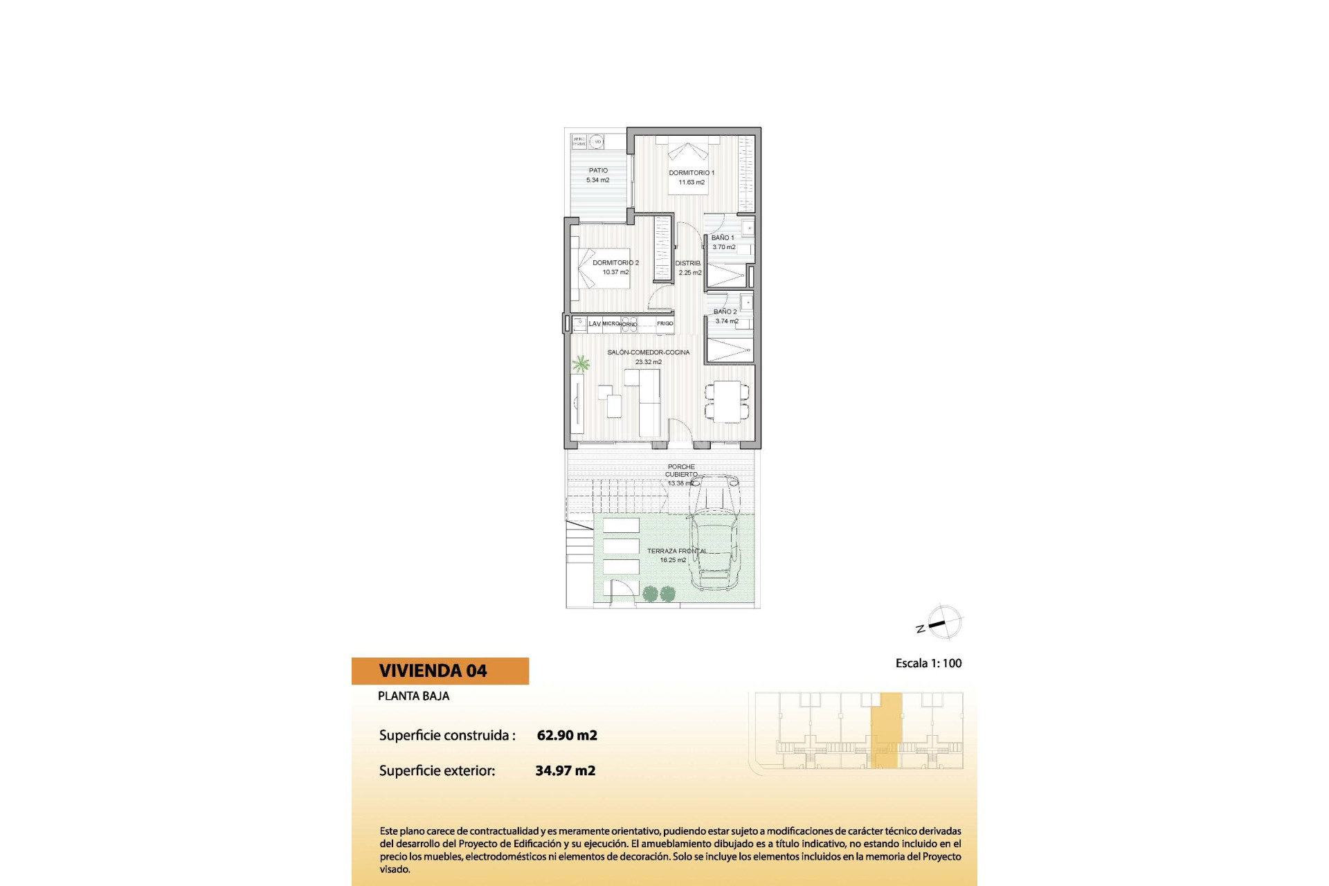 Obra nueva - Bungalow - San Pedro del Pinatar - El Salero