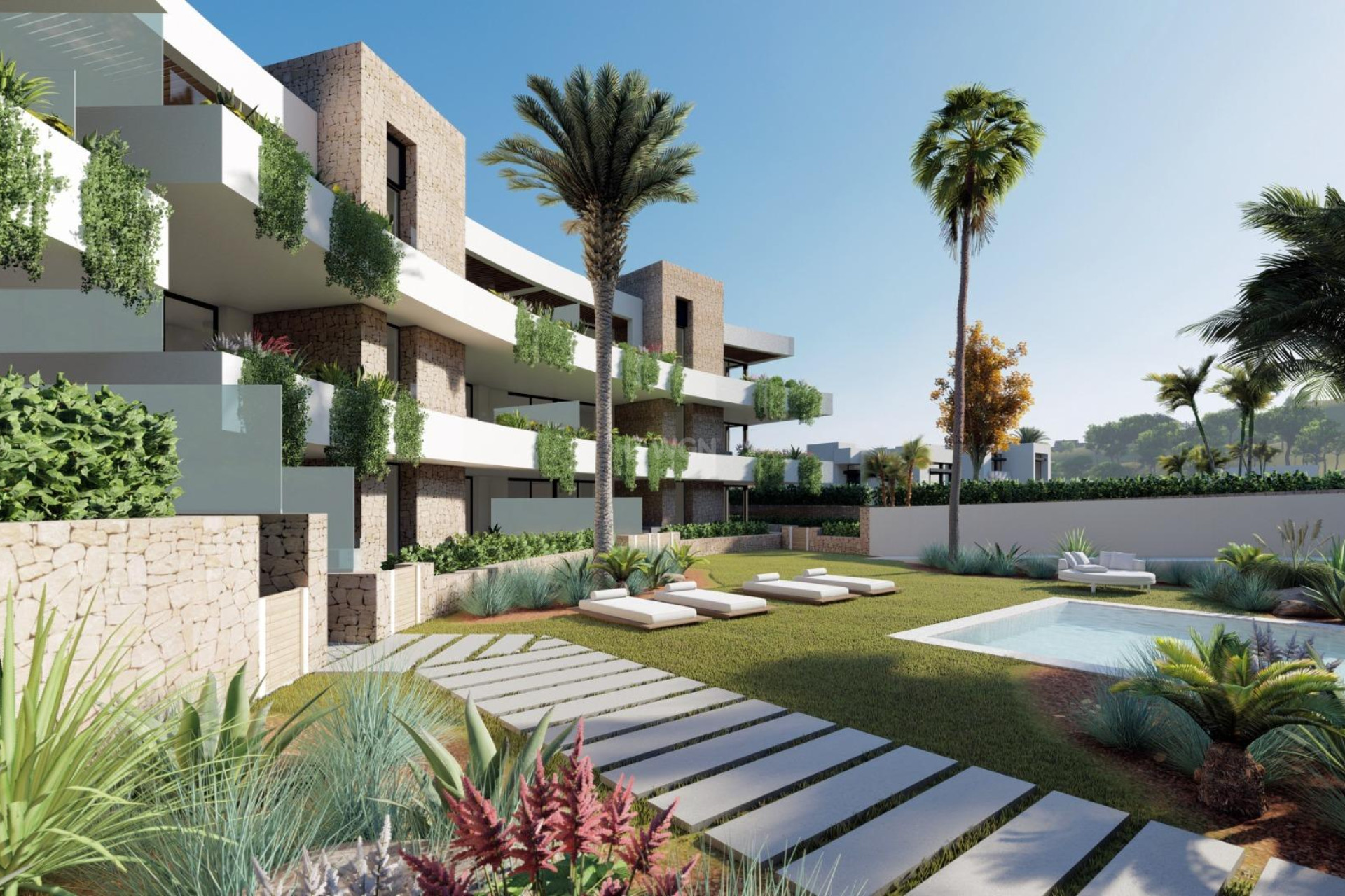 Obra nueva - Ground floor apartment - La Manga Club