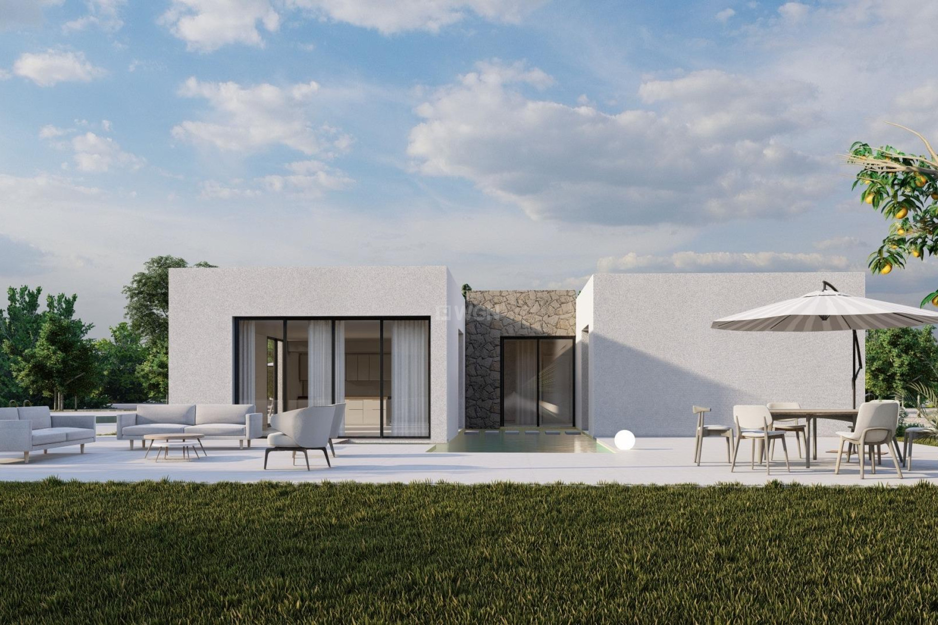 Obra nueva - Villa - Algorfa - Lomas De La Juliana