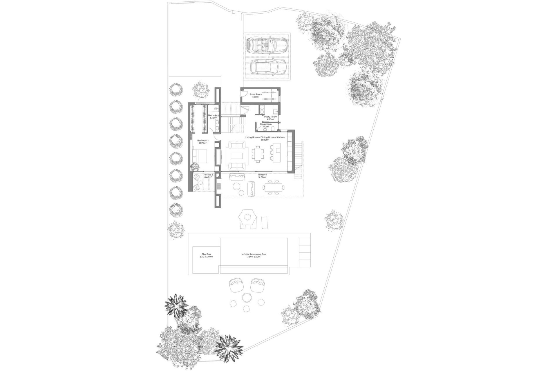 Obra nueva - Villa - Cuevas Del Almanzora - Desert Springs Golf Club