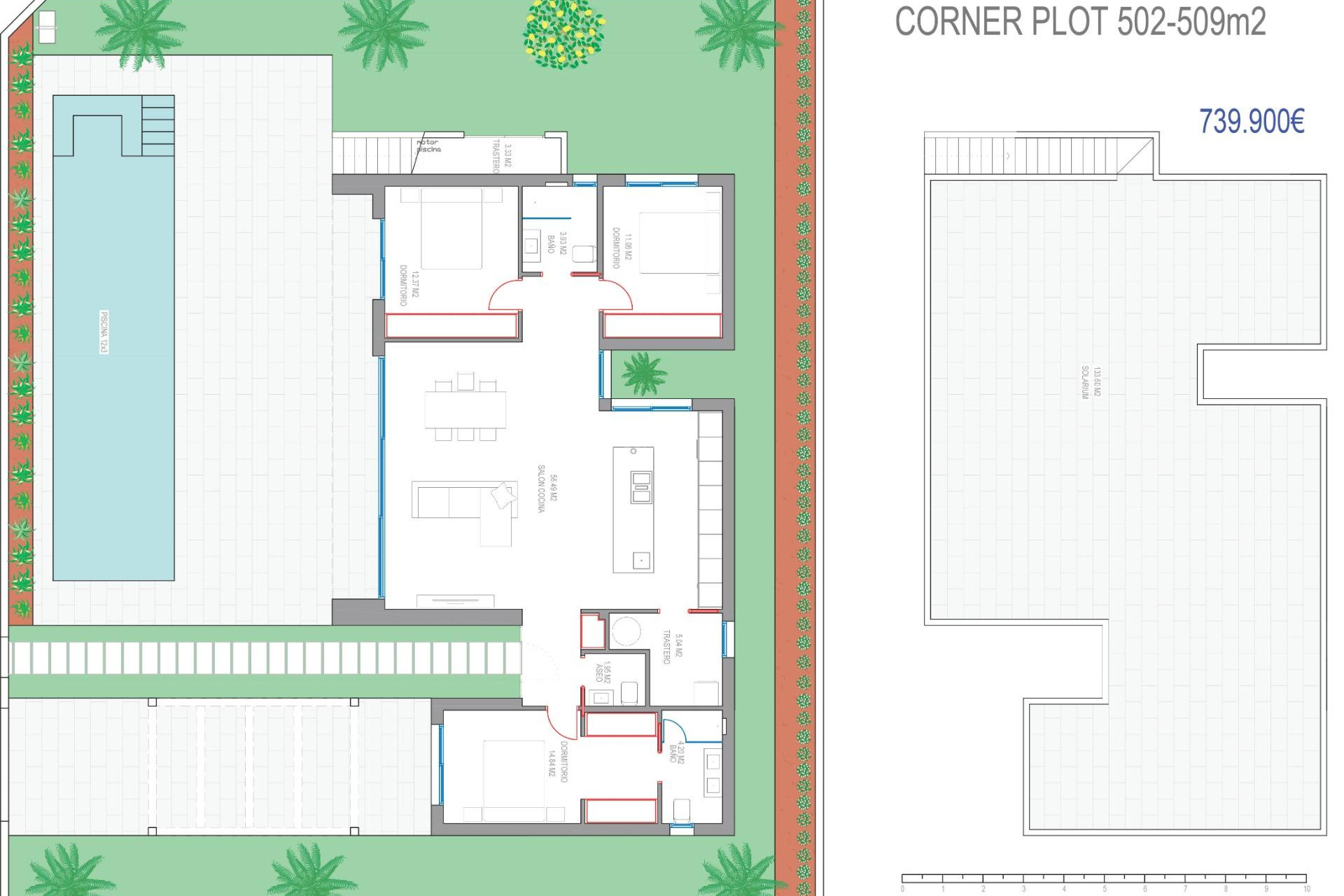 Obra nueva - Villa - Los Alcázares - Serena Golf