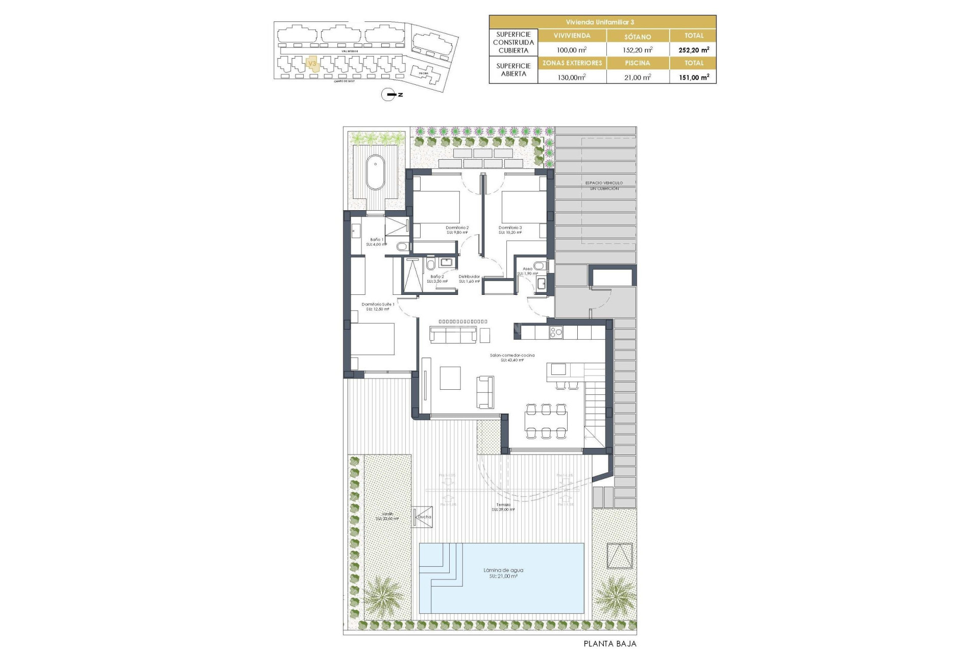 Obra nueva - Villa - Los Alcázares - Serena Golf