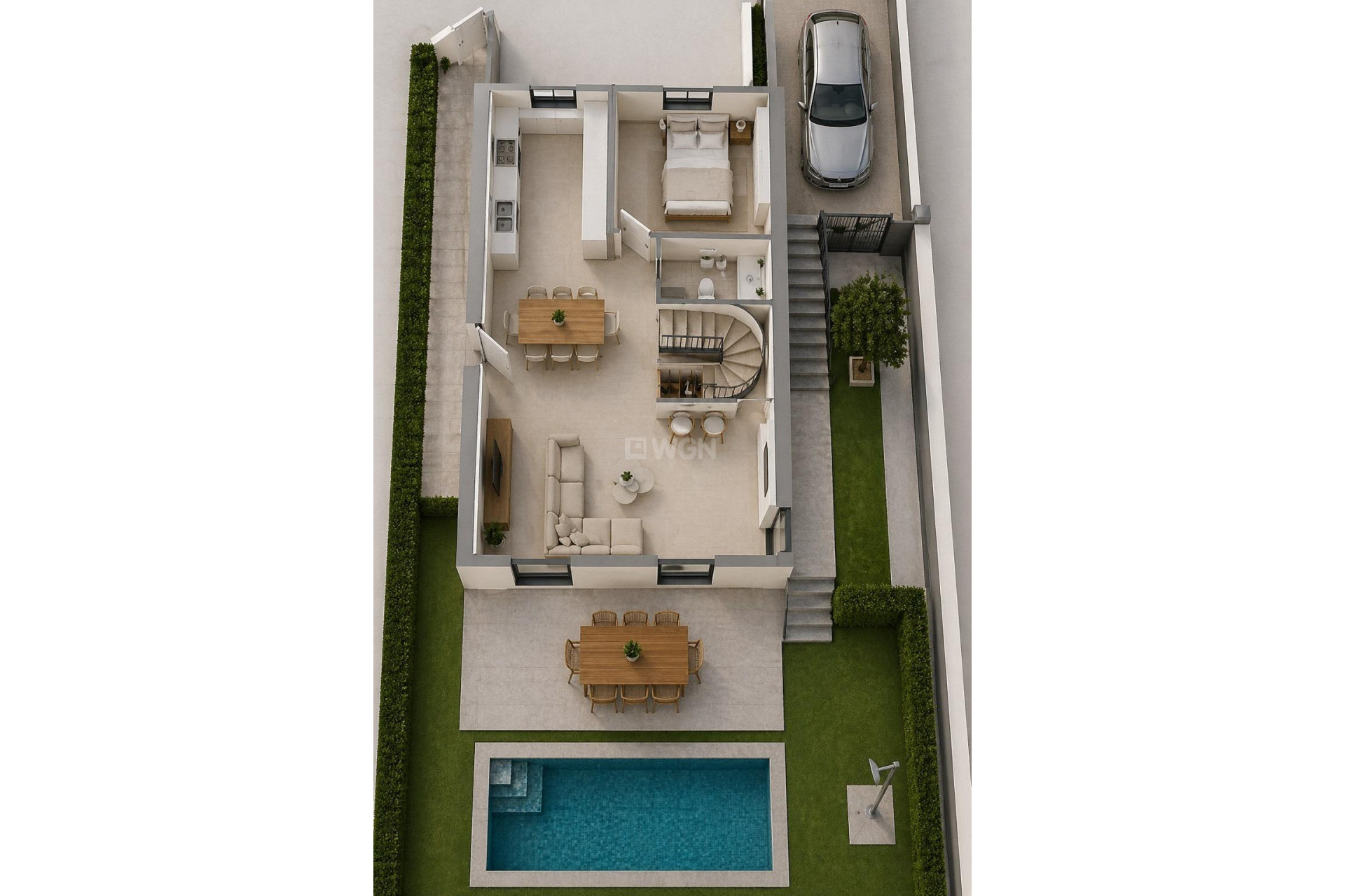 Obra nueva - Villa - Mazarron - Country Club
