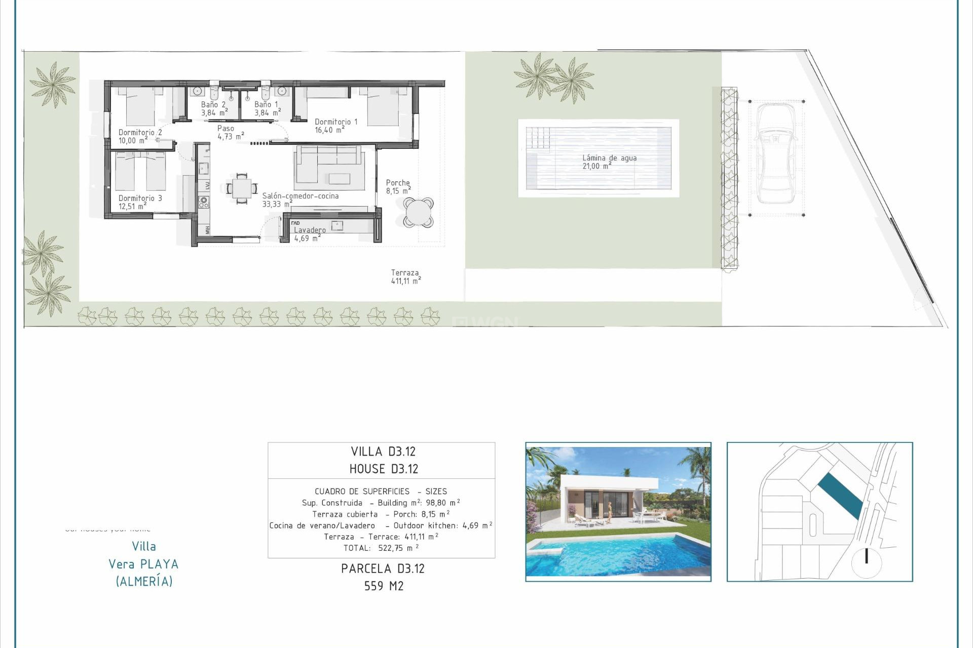 Obra nueva - Villa - Vera - Pueblo Salinas