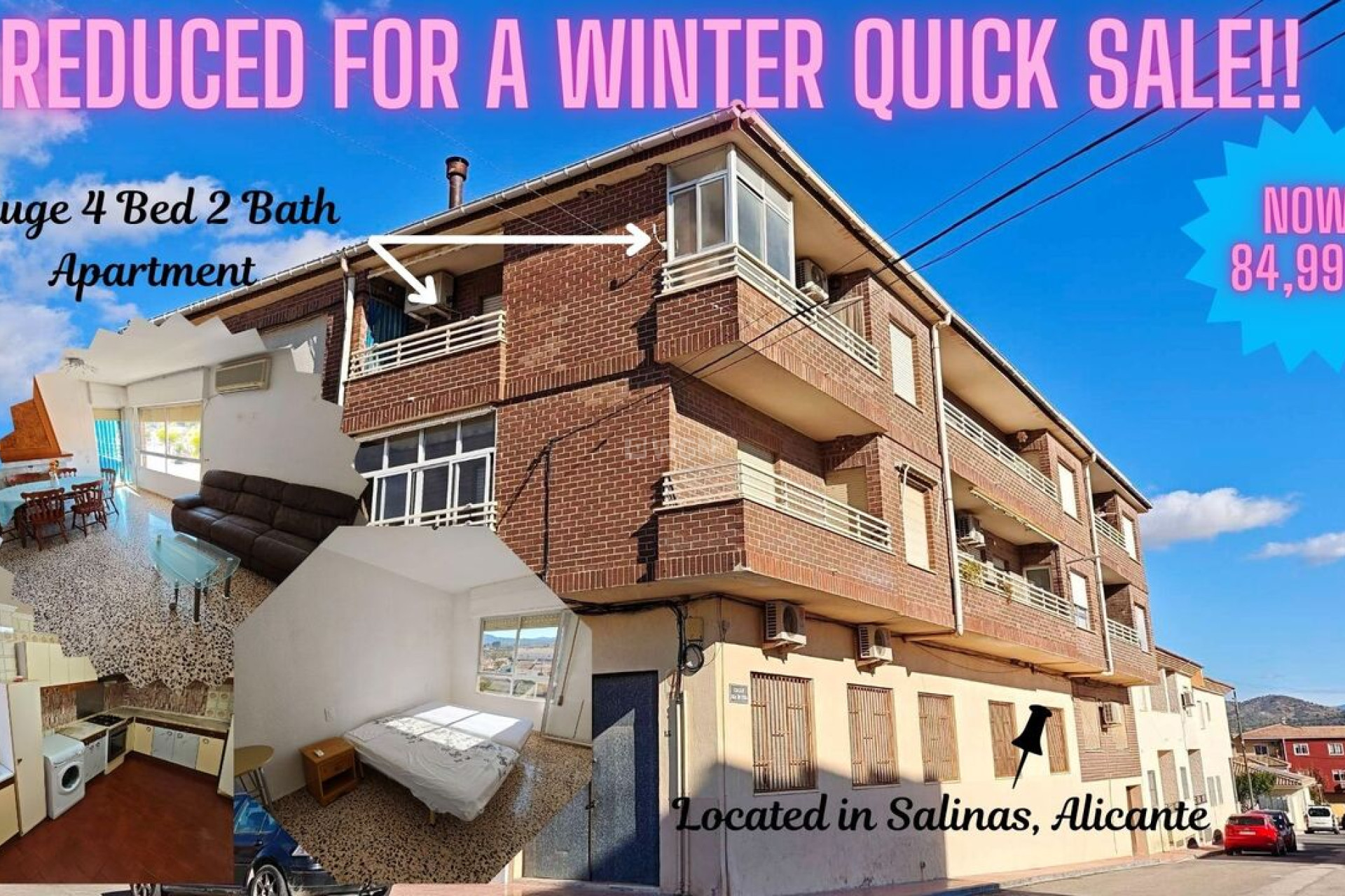 Odsprzedaż - Mieszkanie w bloku - Salinas - Inland