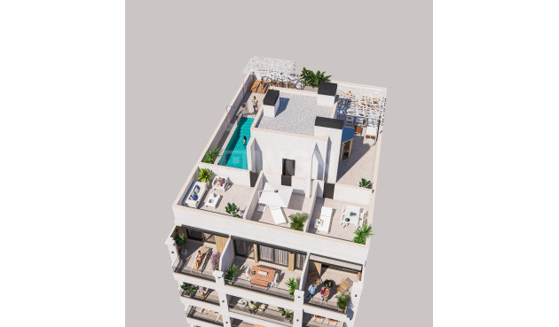 Penthouse - Neue Gebäude - Torrevieja - Playa de El Cura