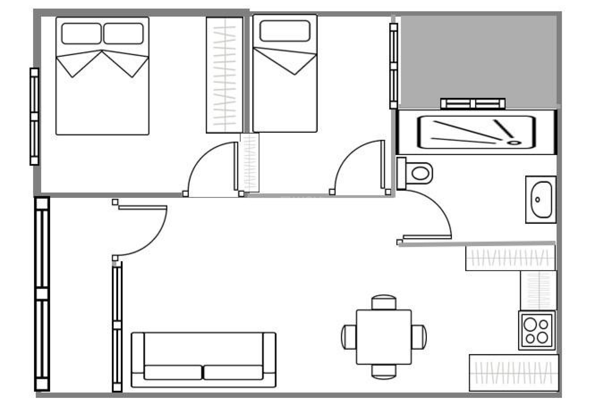 Resale - Apartment / flat - Torrevieja - La Veleta