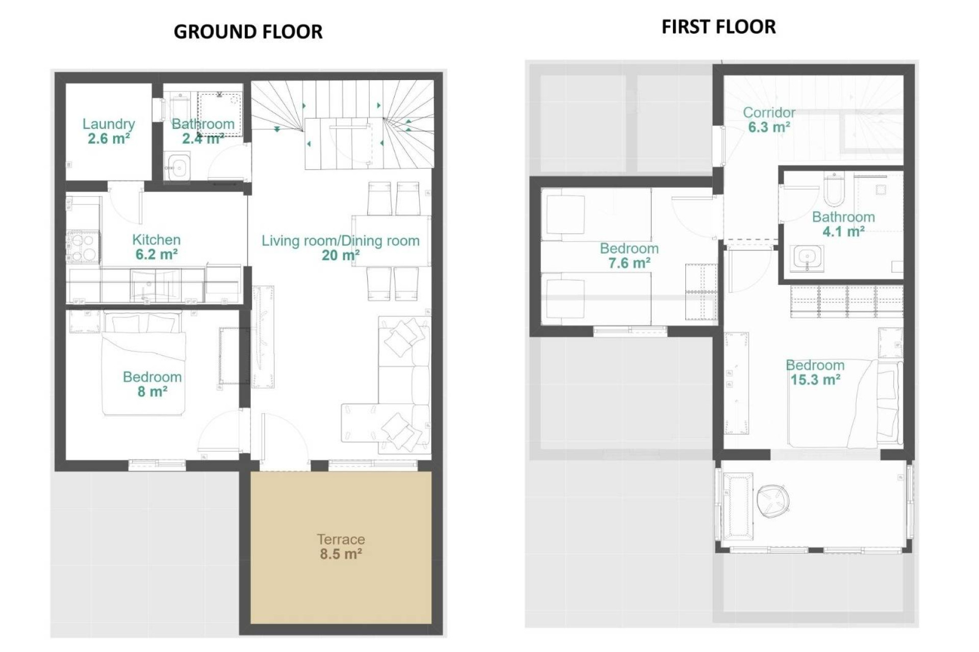 Resale - Duplex - Orihuela - Urbanización Perla Del Mar