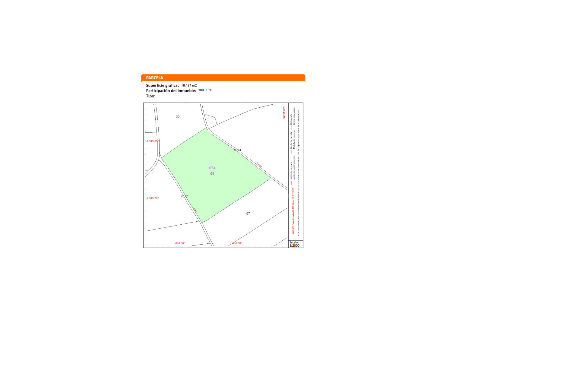 Resale - Land - Canada del Trigo - Inland