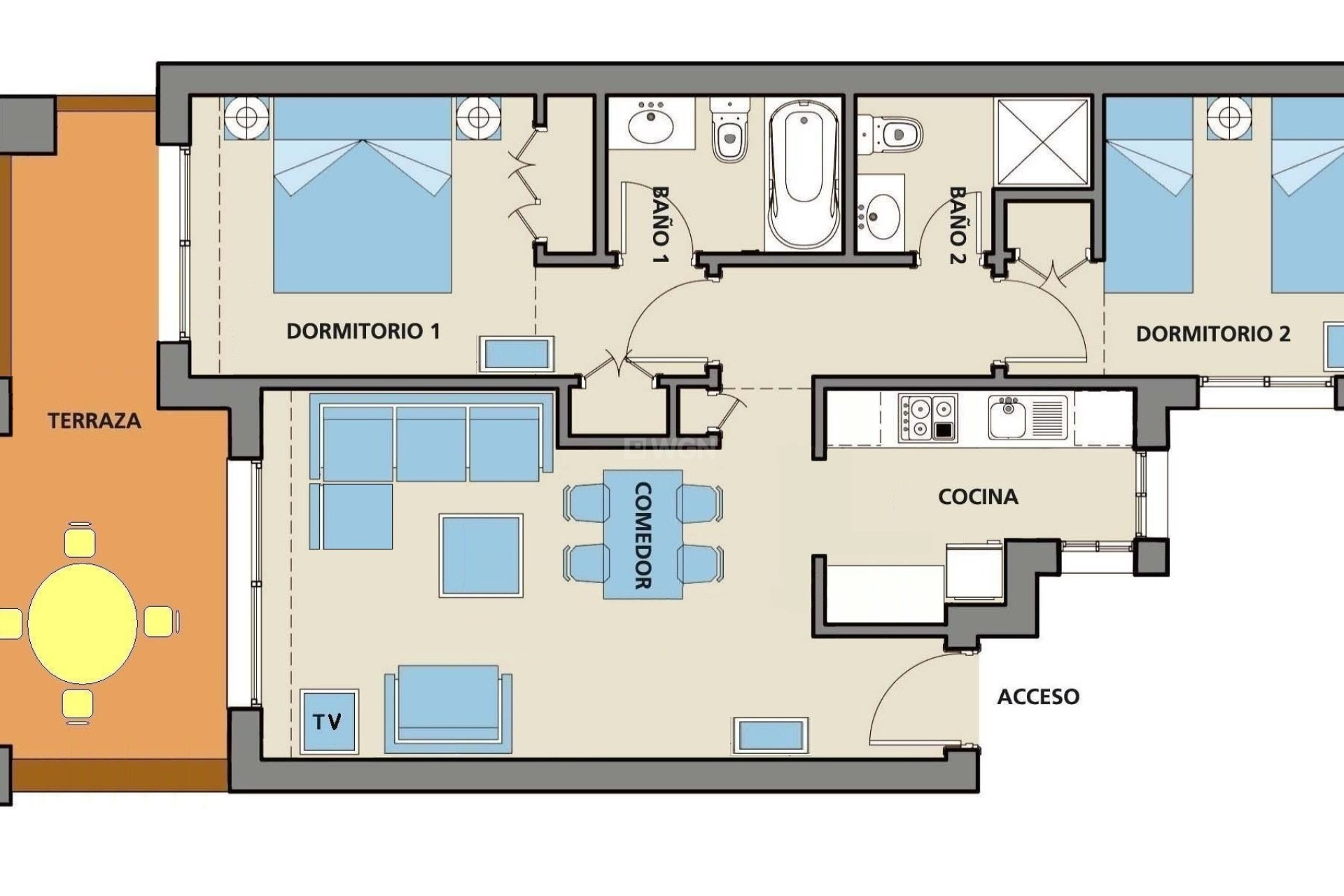 Resale - Penthouse - Roda Golf Resort - Inland