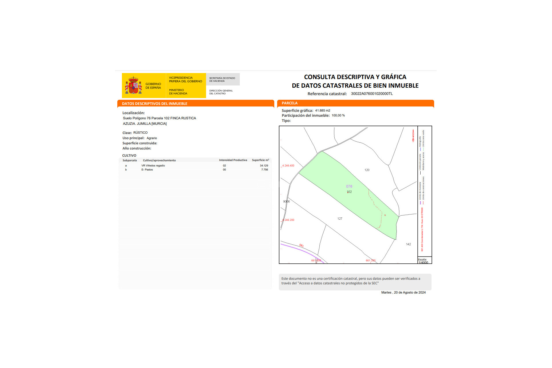 Resale - Plot / Land - Jumilla - Inland