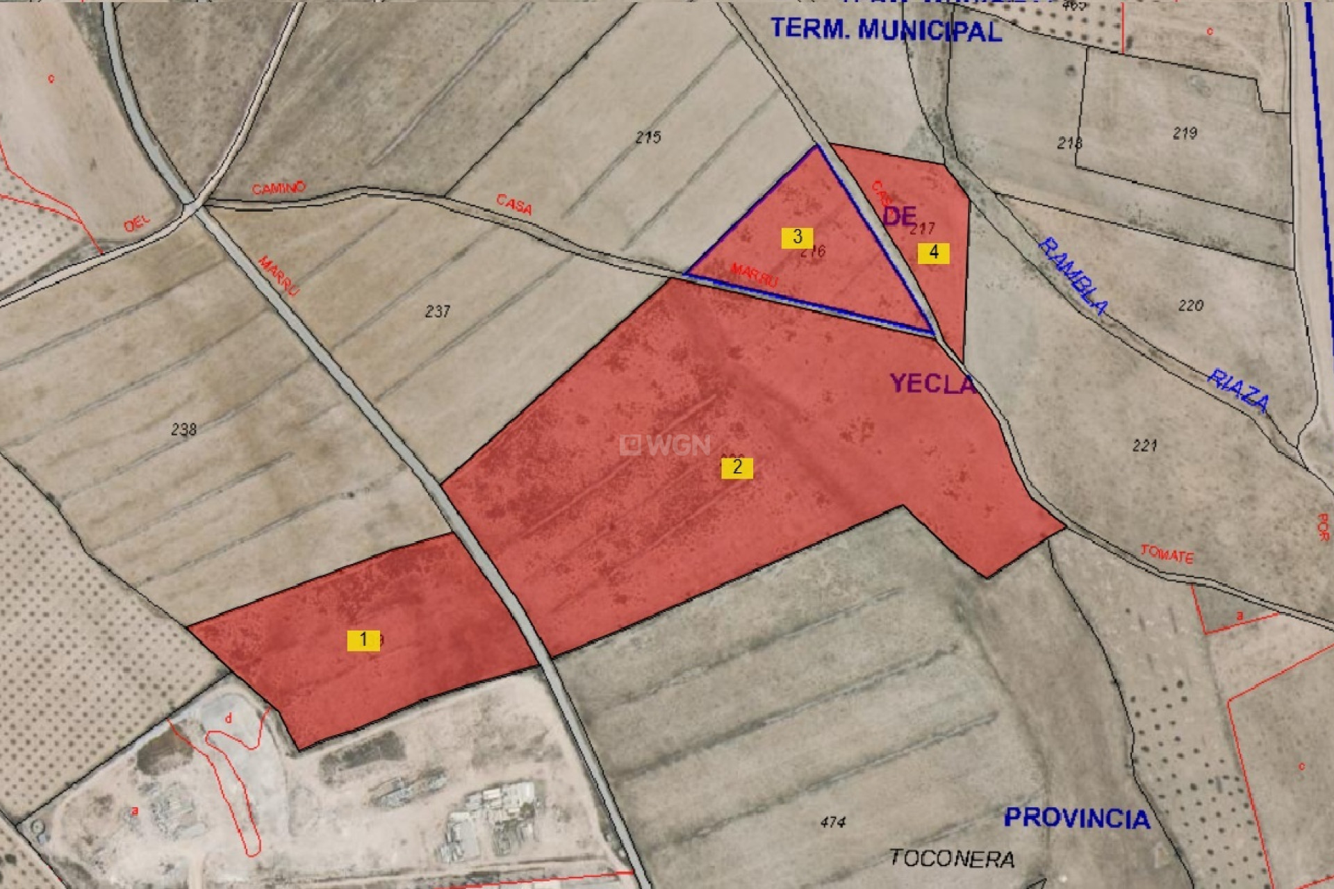 Resale - Plot / Land - Yecla - Inland