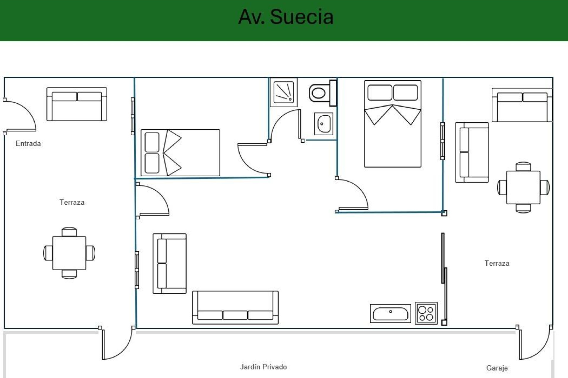 Resale - Townhouse - Pilar de la Horadada - Mil Palmeras