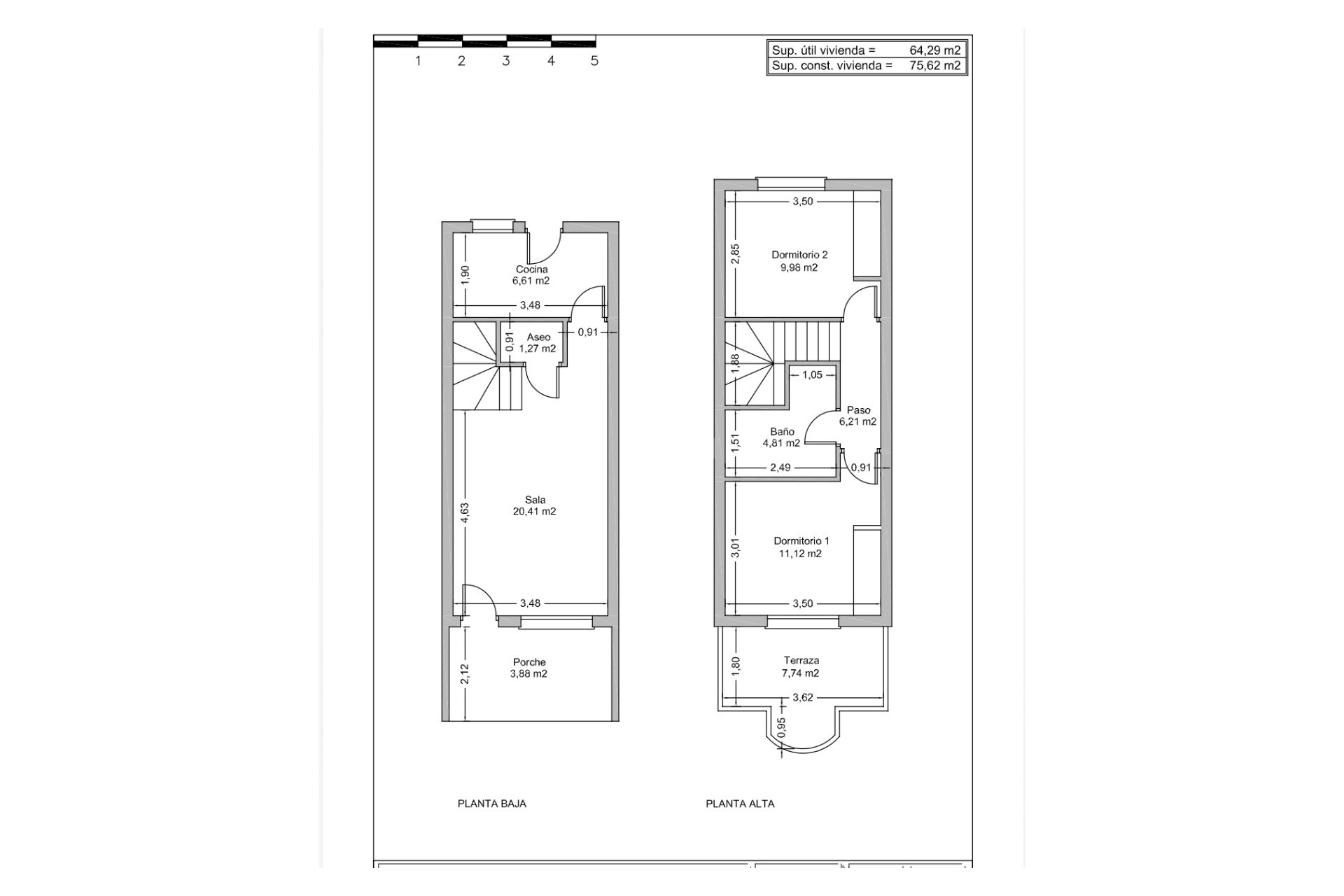 Resale - Townhouse - Rojales - Inland