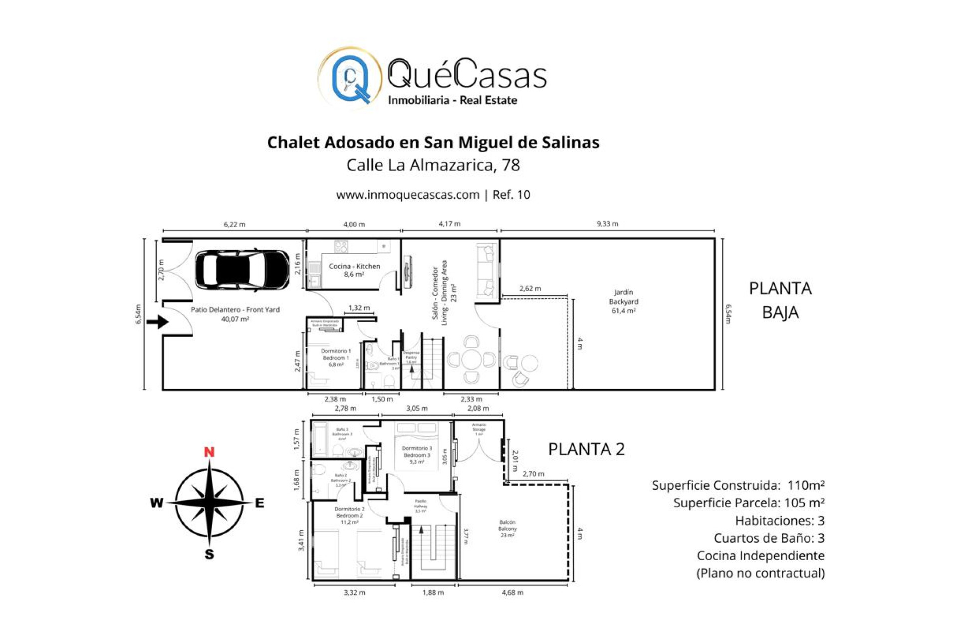 Resale - Villa - San Miguel de Salinas - Inland