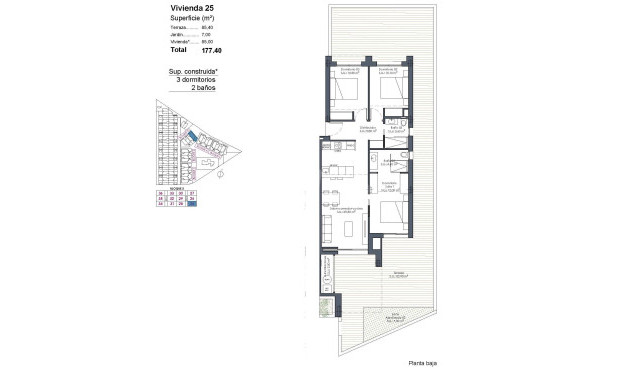 New Build - Apartment / flat - Los Alcázares - Serena Golf