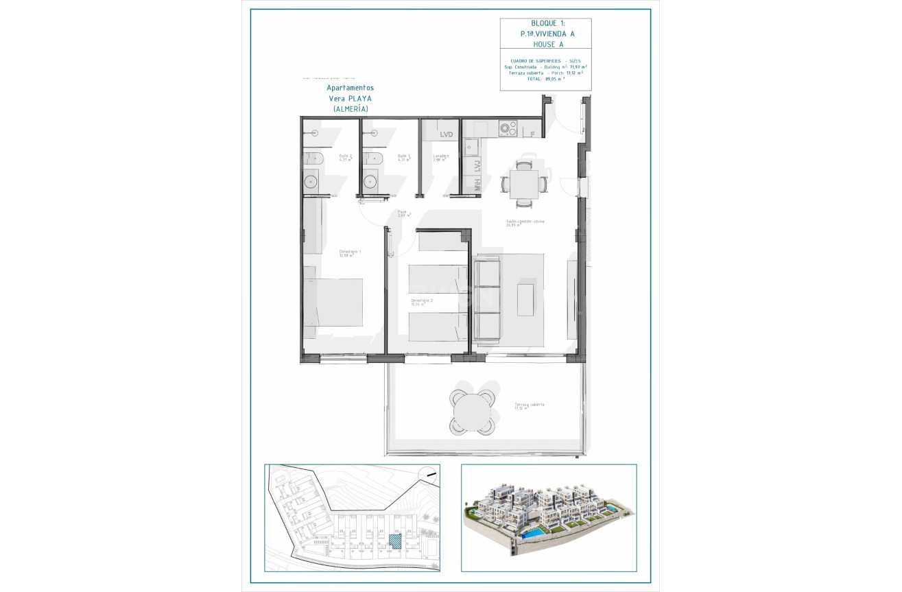 New Build - Apartment / flat - Vera - Pueblo Salinas