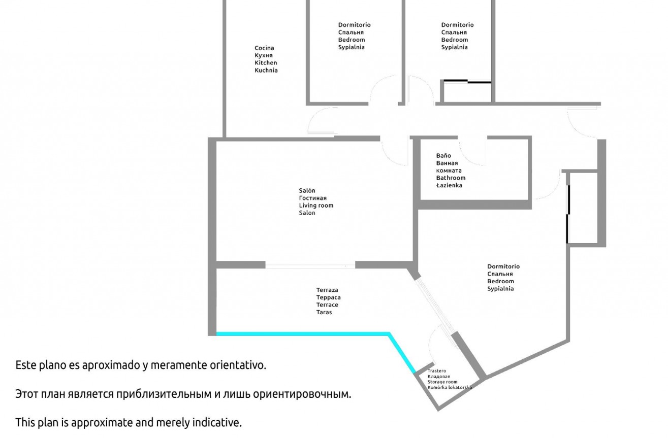 Resale - Apartment / flat - Torrevieja - La Mata Pueblo