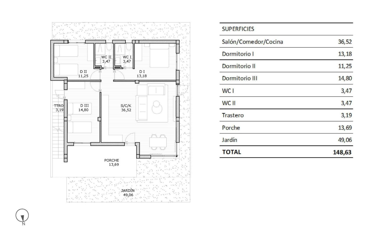 Obra nueva - Bungalow - San Miguel de Salinas - Pueblo