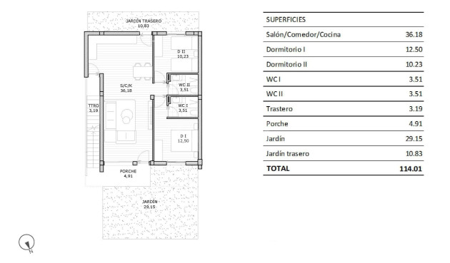 New Build - Bungalow - San Miguel de Salinas - Pueblo