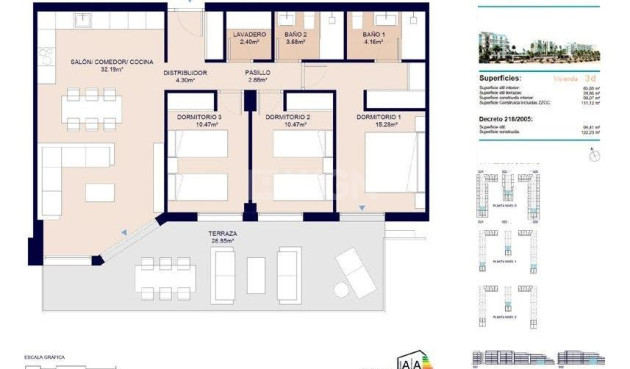 Obra nueva - Apartamento / piso - Almerimar - 1ª Linea De Playa