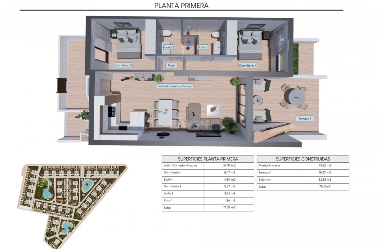 Nowy budynek - Bungalow - Torrevieja - Los Balcones