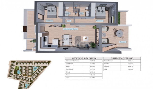 Nowy budynek - Bungalow - Torrevieja - Los Balcones